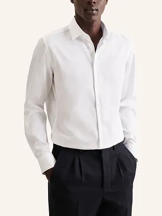 SEIDENSTICKER | Business Hemd Shaped Fit | weiss